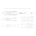 Atlas Element Achromatic RCA ljudkabel Atlas Element Achromatic RCA ljudkabel