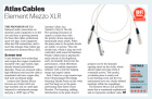 Atlas Element Mezzo XLR, signalkabel med OFC-koppar & XLR-kontakter Atlas Element Mezzo XLR, signalkabel med OFC-koppar & XLR-kontakter