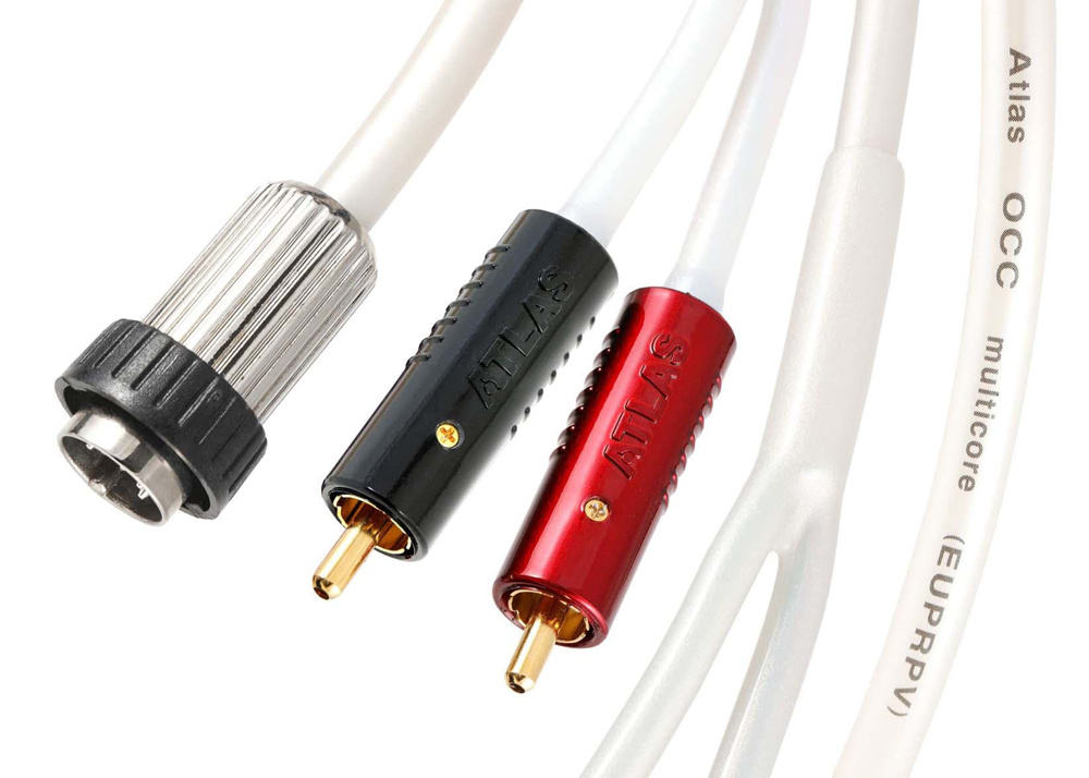 Atlas Equator 5-pin DIN - Achromatic RCA signalkabel för skivspelare