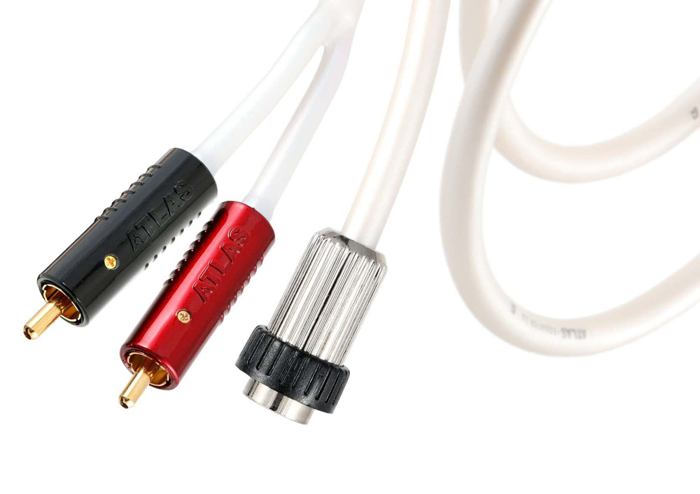 Atlas Equator 5-pin DIN - Achromatic RCA signalkabel för skivspelare