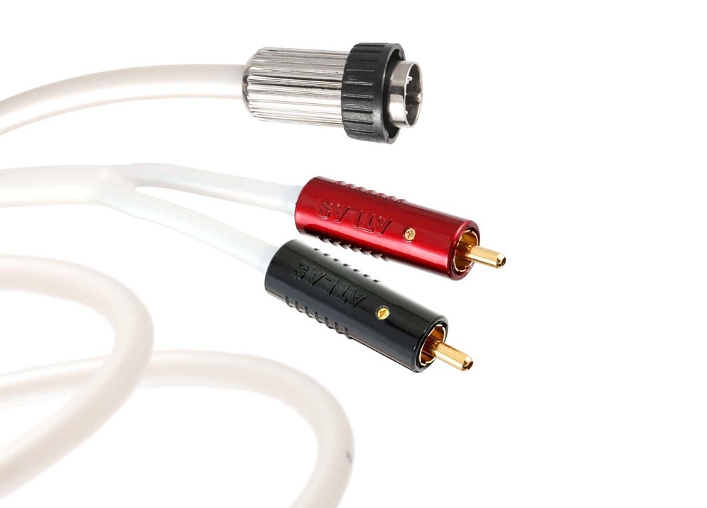 Atlas Equator 5-pin DIN - Achromatic RCA signalkabel för skivspelare