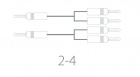 Atlas Hyper Bi-wire terminerad högtalarkabel Atlas Hyper Bi-wire terminerad högtalarkabel