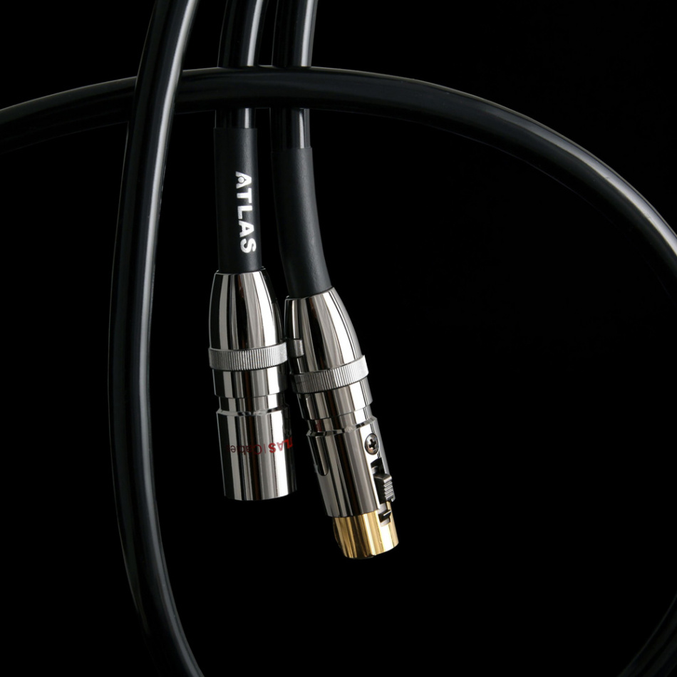 Atlas Hyper dd XLR, signalkabel med OCC-koppar & XLR-kontakter