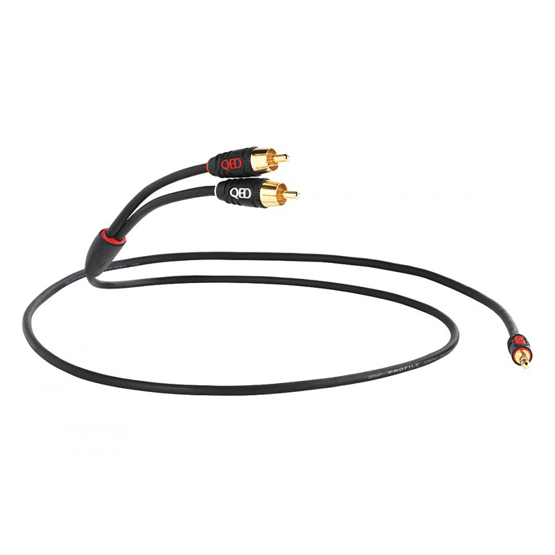 QED Profile J2P 3.5mm-2RCA ljudkabel
