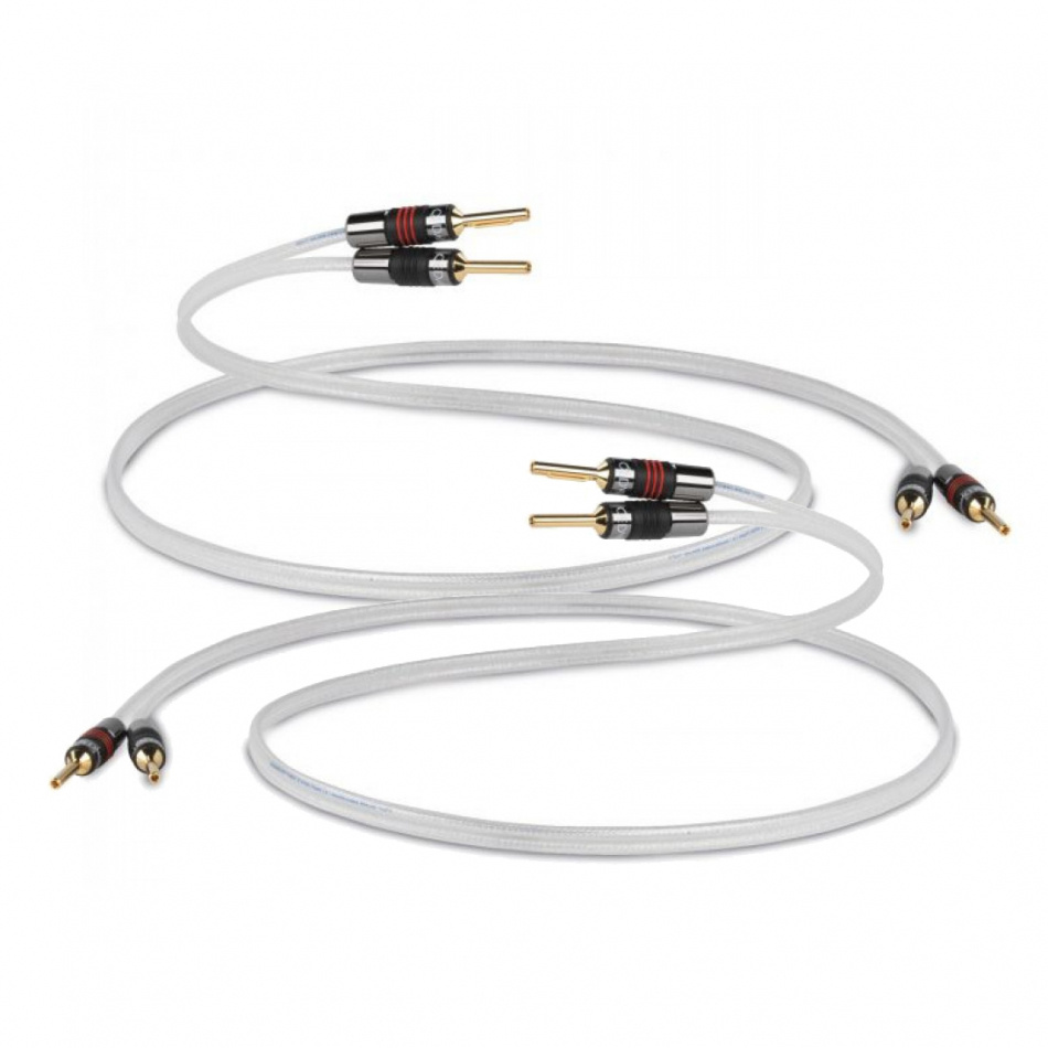 Qed Silver Anniversary XT terminerad högtalarkabel, stereopar