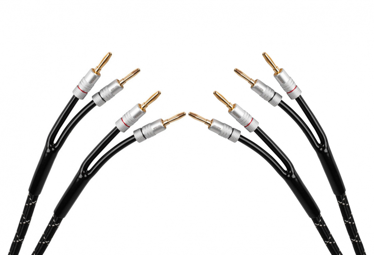Audtek OFC14 högtalarkabel för stereohögtalare, 3.5 meter