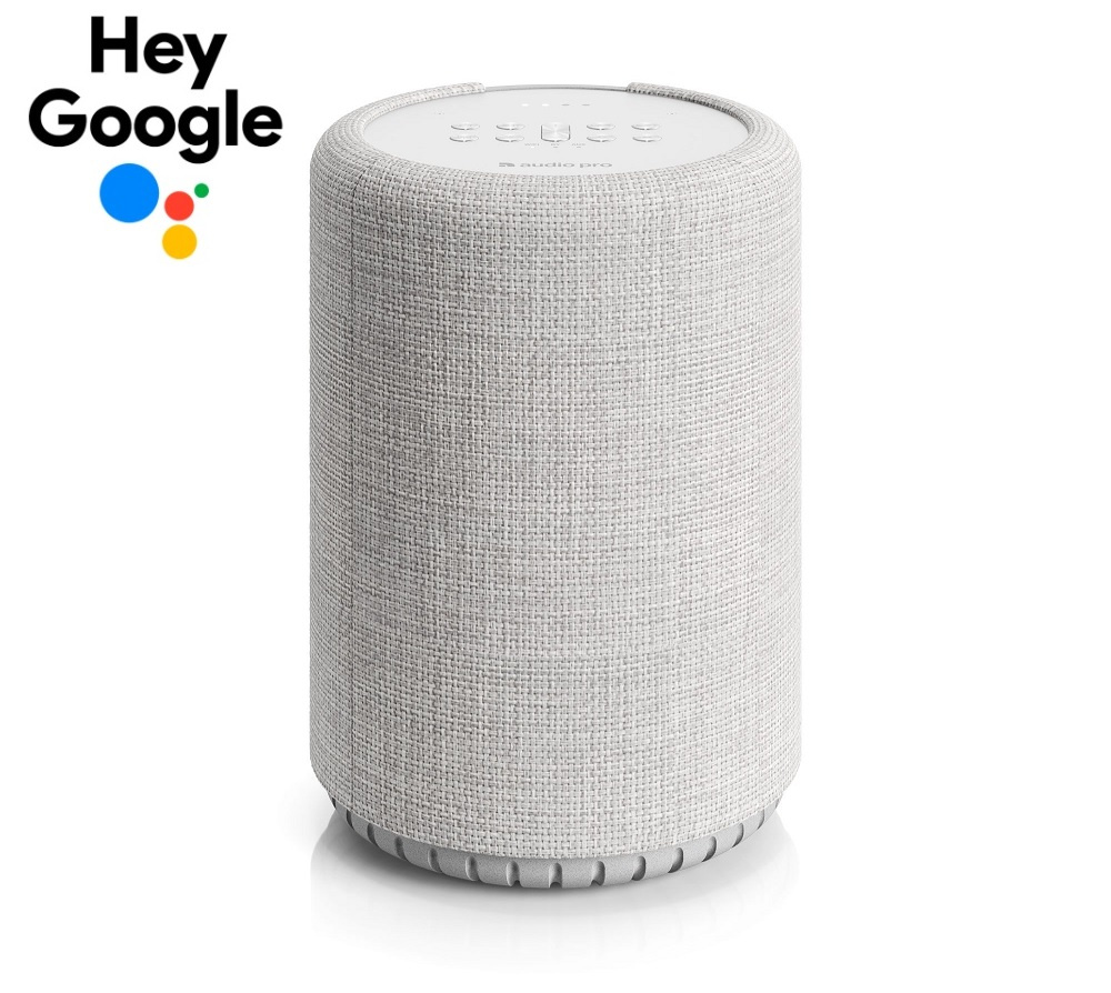 Audio Pro G10 Wifi-högtalare med Google Chromecast, ljusgrått 2-PACK