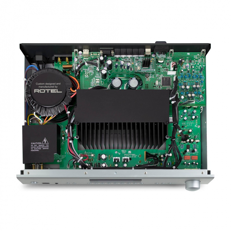 Rotel A12 MKII & Klipsch RP-500M II Stereopaket Stativhögtalare