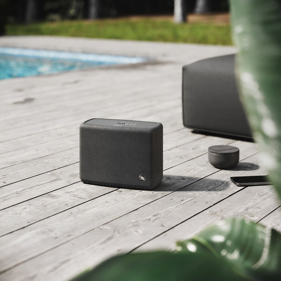 Audio Pro A15 W IPX2 Wifi-högtalare med Chromecast & AirPlay 2, svart 2-pack