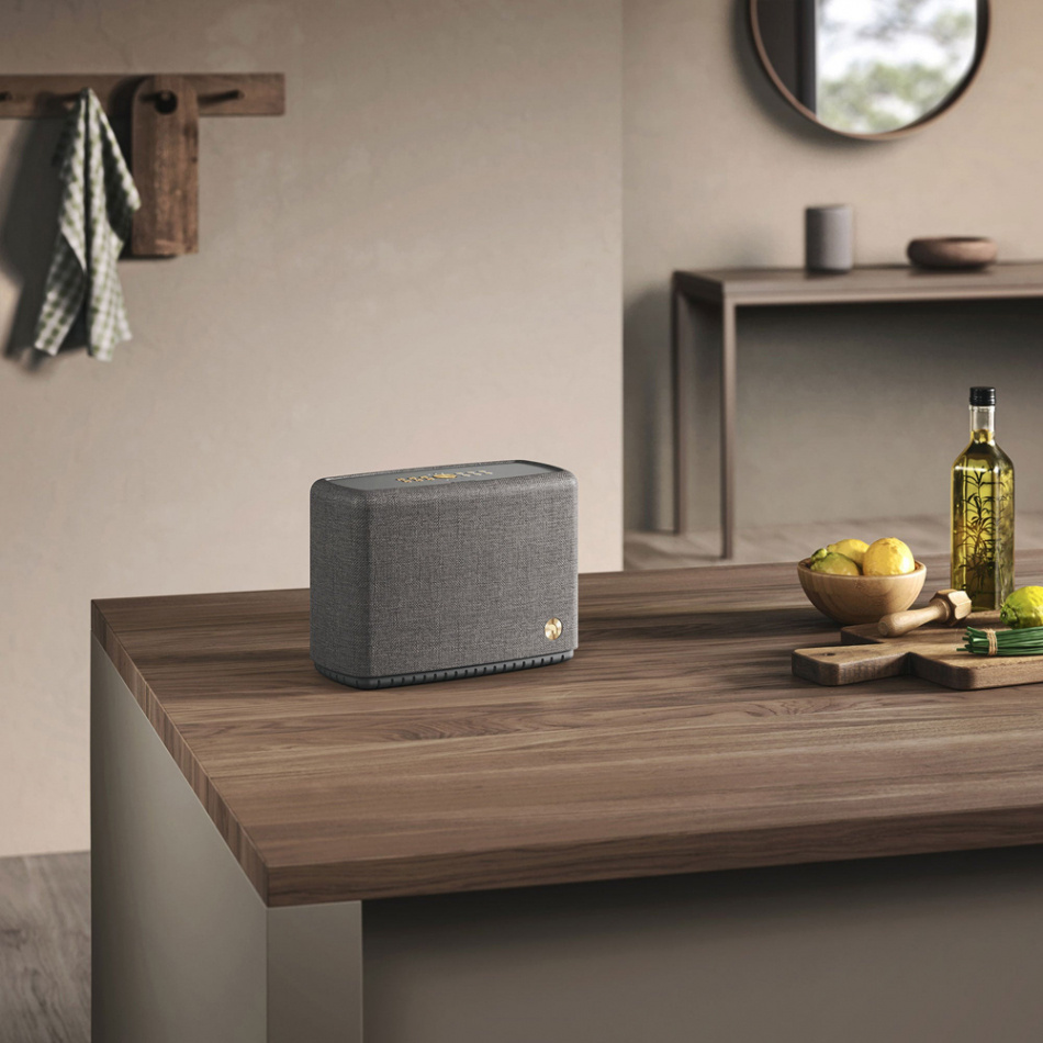 Audio Pro A15 W IPX2 Wifi-högtalare med Chromecast & AirPlay 2, mörkgrå 2-pack