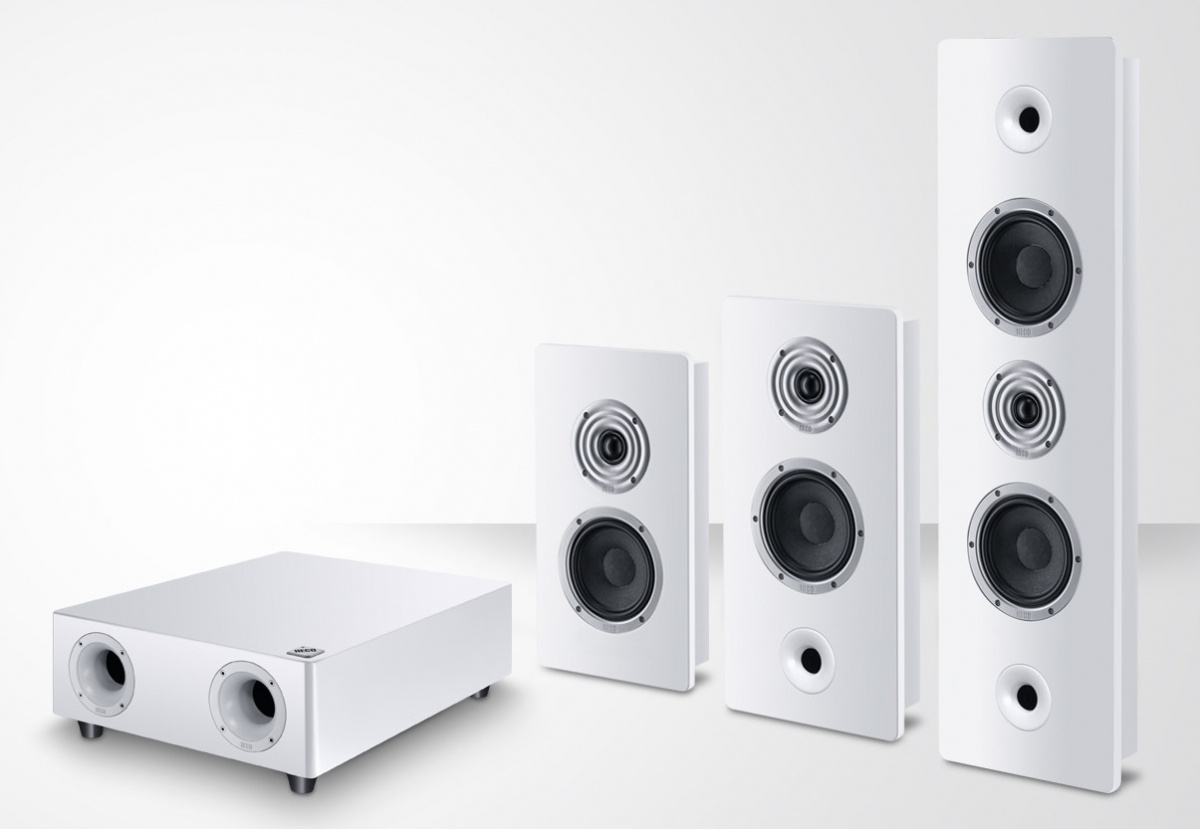 Heco Ambient 22F vägghögtalare, vitt stereopar