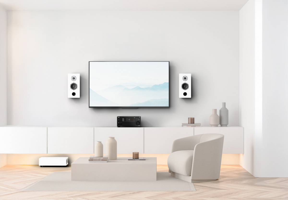 Heco Ambient 22F vägghögtalare, vitt stereopar