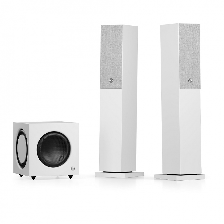 Audio Pro A38 & SW-10 Aktivt Högtalarsystem 2.1, vitt