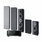 Yamaha RX-V6A & Heco Ambient 44F Hemmabiopaket 5.0 Svart Yamaha RX-V6A & Heco Ambient 44F Hemmabiopaket 5.0 Svart