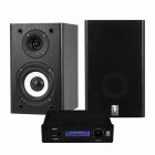 System One A-50BT & System One HCS-26S Stereopaket, svart