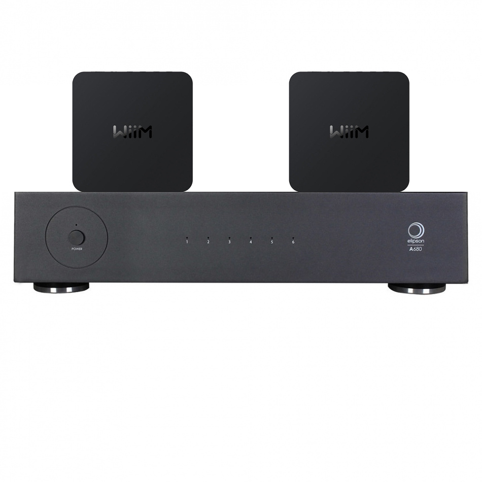 Elipson A680 med dubbla Wiim PRO Multiroom Elektronikpaket