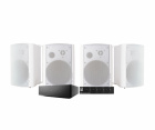 Sonos Amp med SC4B & 2 par DLS MB6i Vita Utomhushögtalare Sonos Amp med SC4B & 2 par DLS MB6i Vita Utomhushögtalare