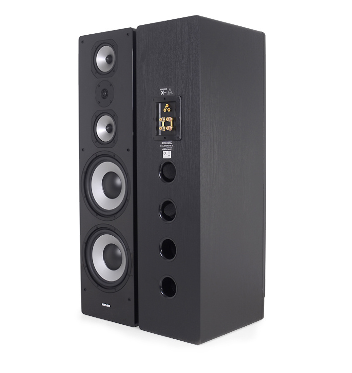 Wiim Amp Ultra & Dynavoice Challenger M-105EX v4 Svarta Stereopaket Golvhögtalare