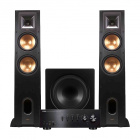 Yamaha A-S501 II med Klipsch R-28F & Dynavoice CSB-V12 Stereopaket 2.1 Yamaha A-S501 II med Klipsch R-28F & Dynavoice CSB-V12 Stereopaket 2.1