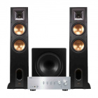Yamaha A-S501 II med Klipsch R-28F & Dynavoice CSB-V12 Stereopaket 2.1 Yamaha A-S501 II med Klipsch R-28F & Dynavoice CSB-V12 Stereopaket 2.1