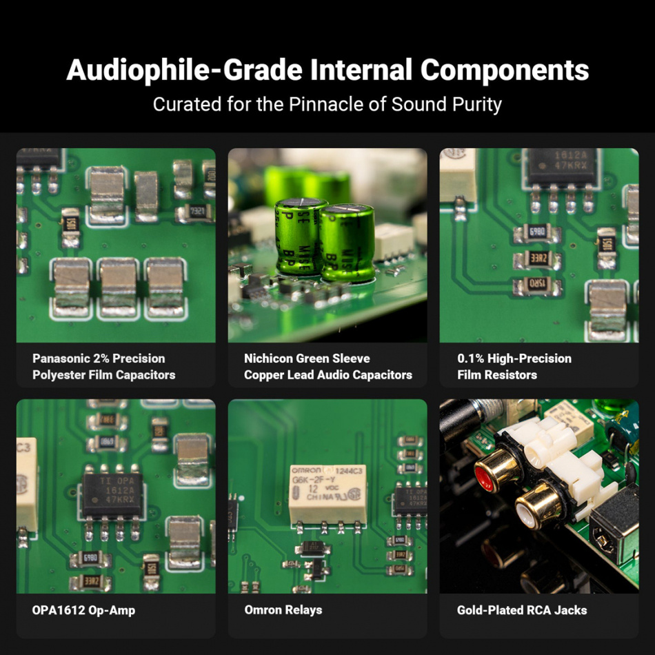 Audio Technica AT-LP120XUSB Silver skivspelare med Fosi Audio Box X5 RIAA