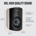 System One SC4B högtalarväxel & 2 par Polk Audio Atrium 6 Vita Utomhushögtalare System One SC4B högtalarväxel & 2 par Polk Audio Atrium 6 Vita Utomhushögtalare