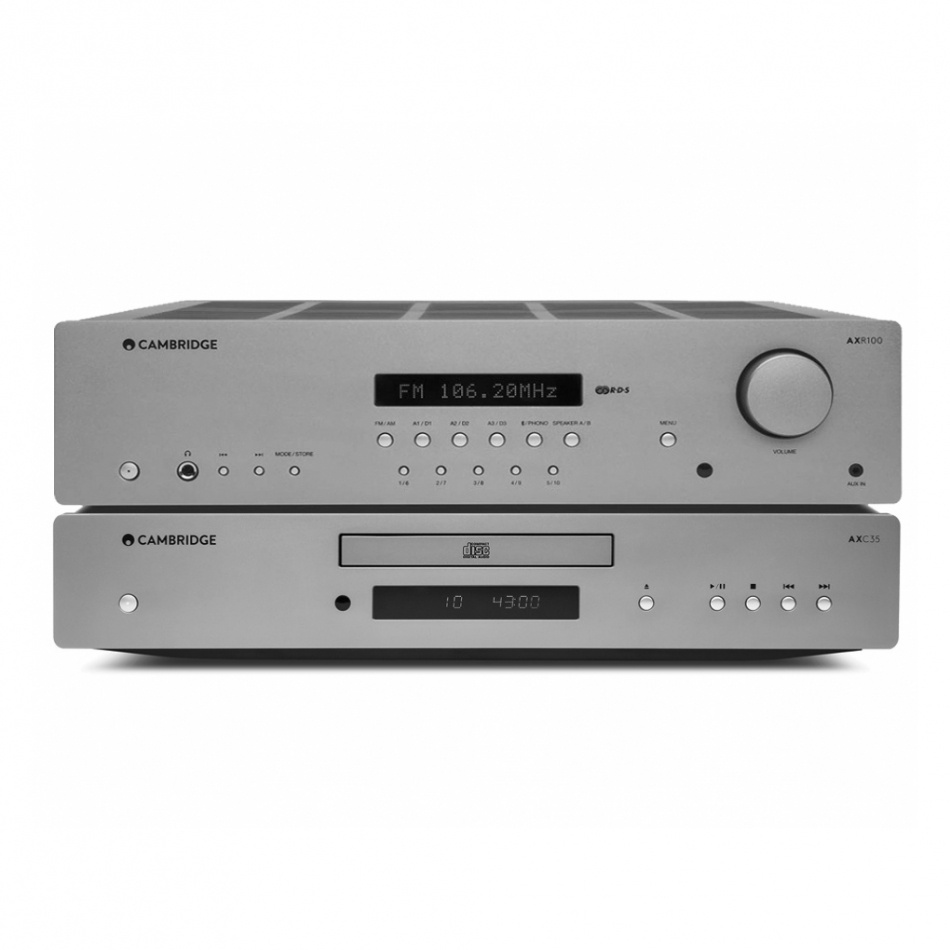 Cambridge Audio AXR100 & AXC35 Stereopaket