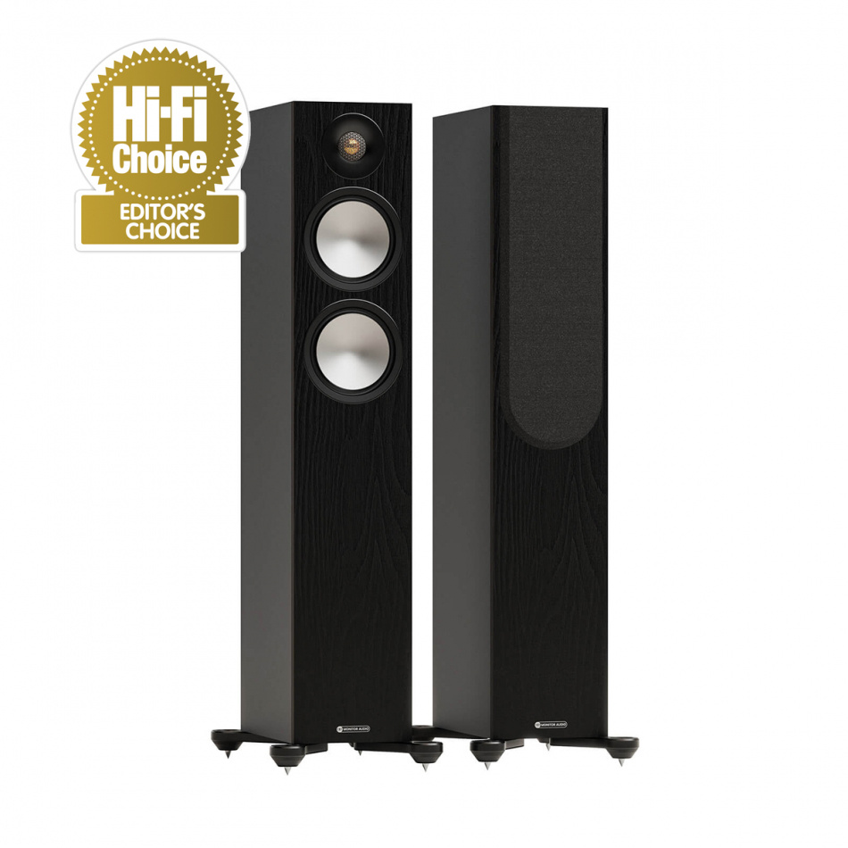 Monitor Audio Bronze 300 7G Högtalarpaket Hemmabio 5.1 Svart med Dynavoice CSB-V12