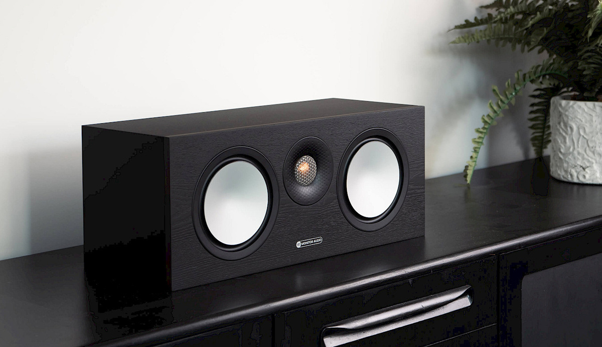 Monitor Audio Bronze 300 7G Högtalarpaket Hemmabio 5.1 Svart med Dynavoice CSB-V12