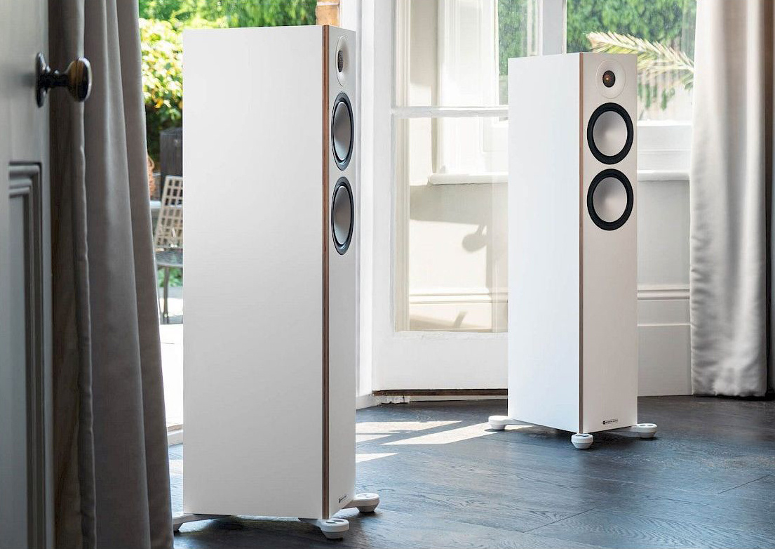 Monitor Audio Bronze 300 7G Högtalarpaket Hemmabio 5.1 Vitt med Dynavoice CSB-V12