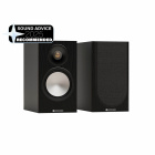 Monitor Audio Bronze 50 7G Svarta med Custom Design RS-202 högtalarstativ Monitor Audio Bronze 50 7G Svarta med Custom Design RS-202 högtalarstativ