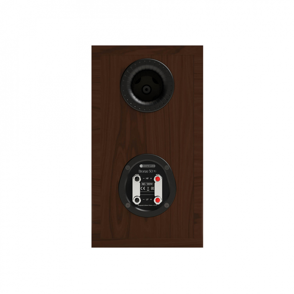 Monitor Audio Bronze 50 7G Valnöt med Custom Design RS-202 högtalarstativ