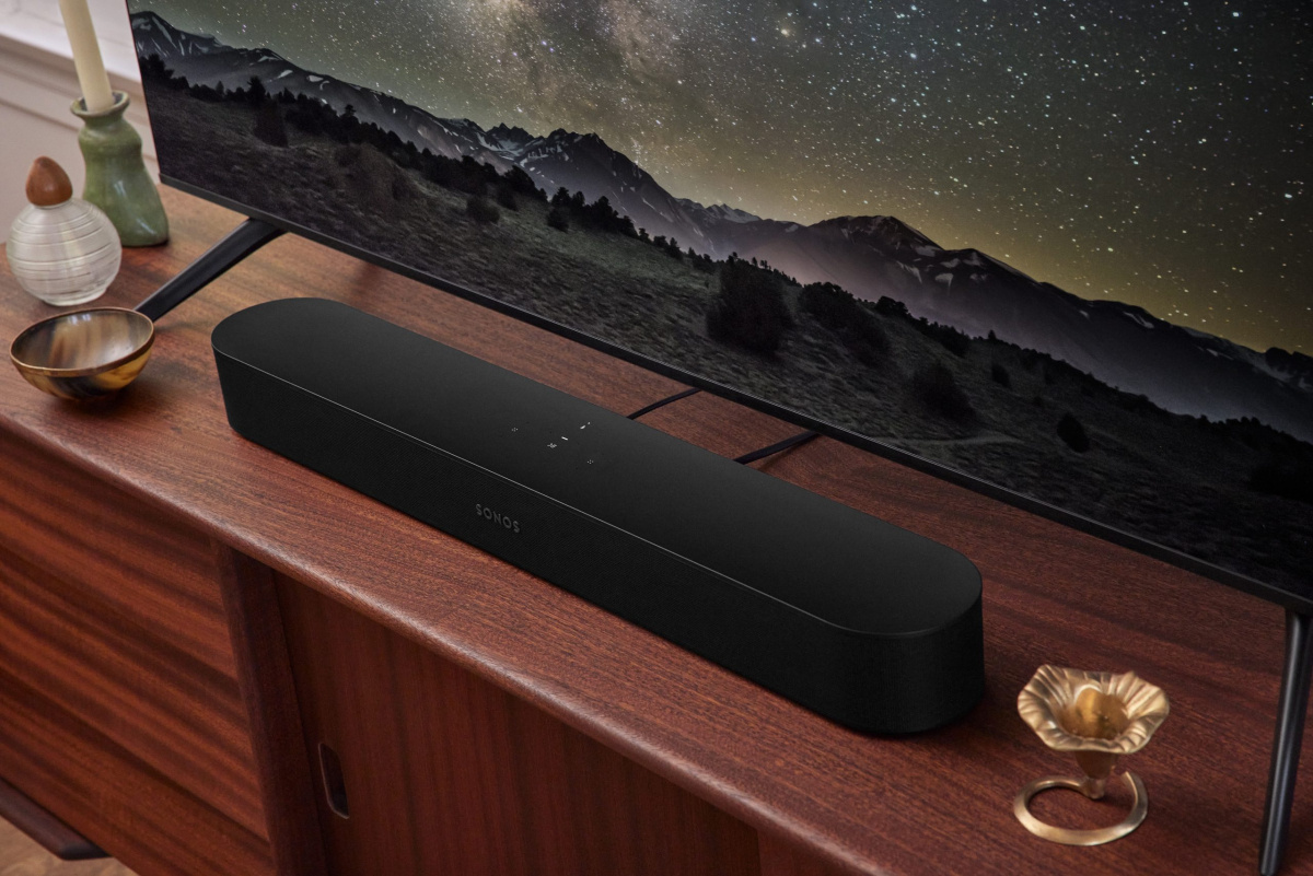 Sonos Beam (gen 2) Dolby Atmos Cinema 5.1.2 med AirPlay & röststyrning, svart