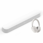Sonos Beam (gen 2) soundbar med Ace hörlurar, underhållningspaket vitt Sonos Beam (gen 2) soundbar med Ace hörlurar, underhållningspaket vitt