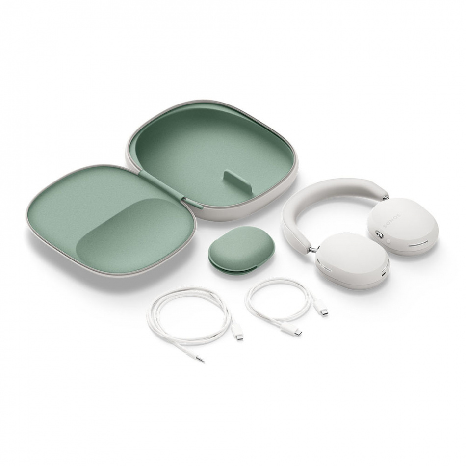 Sonos Beam (gen 2) soundbar med Ace hörlurar, underhållningspaket vitt