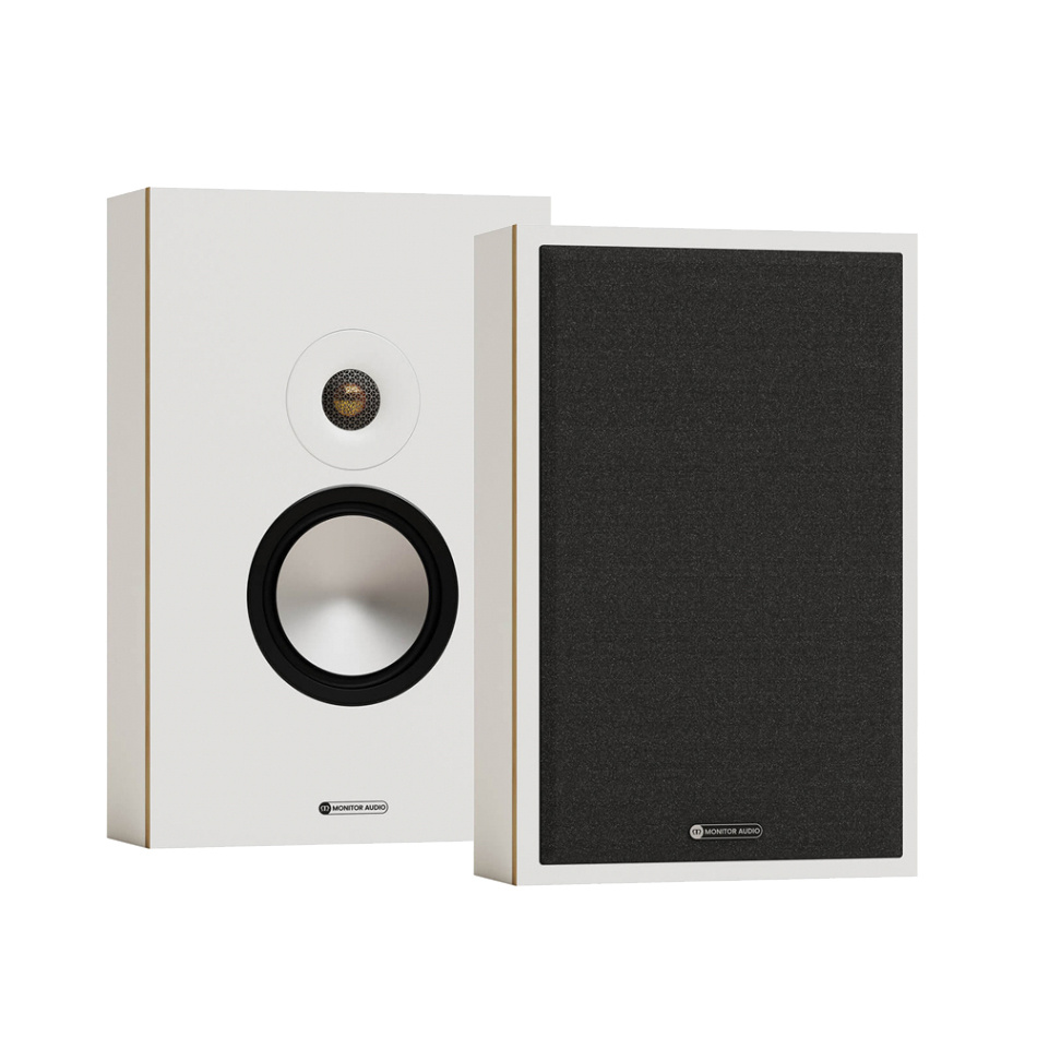 Monitor Audio Bronze On-Wall 7G vägghögtalare Stereopar, vitt