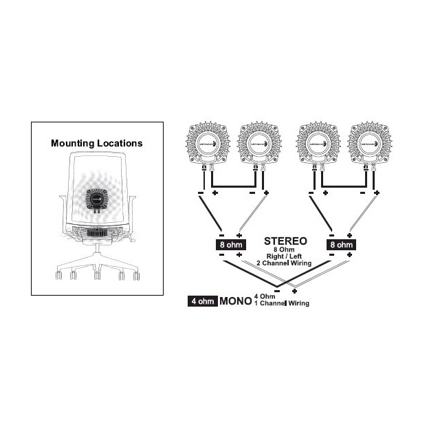 Dayton Audio BST-1 basshaker, 4-pack