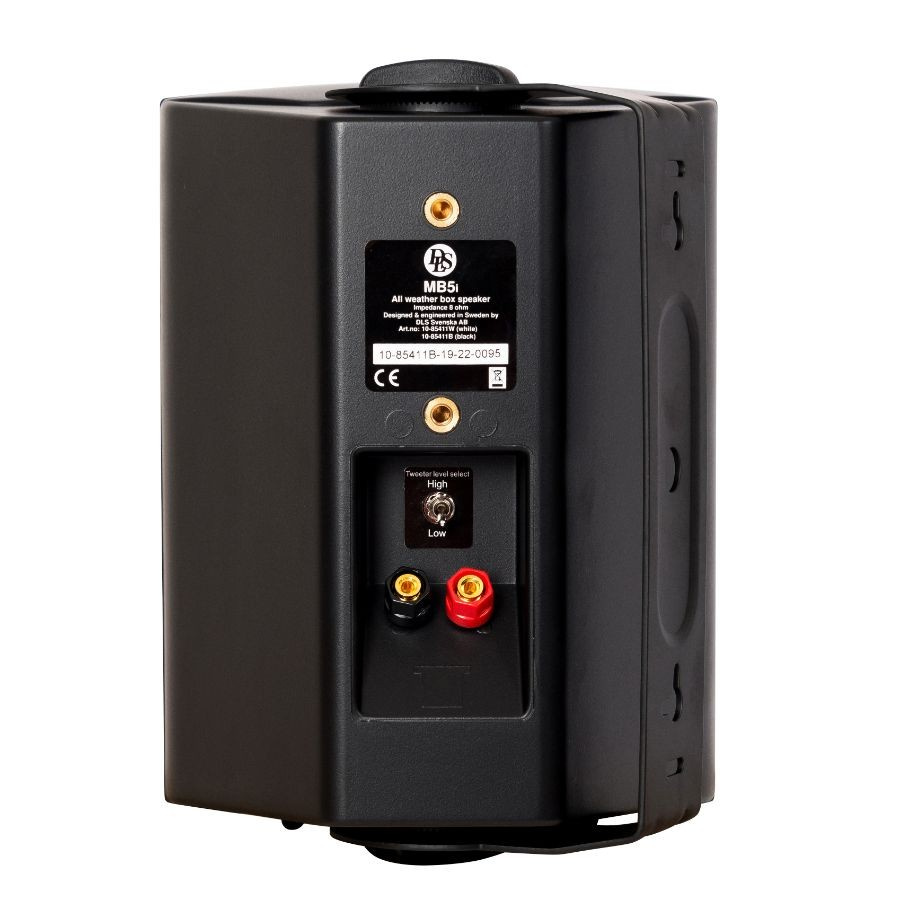 Fosi Audio BT20 Max med SC4B & 2 par DLS MB6i Svarta Utomhushögtalare