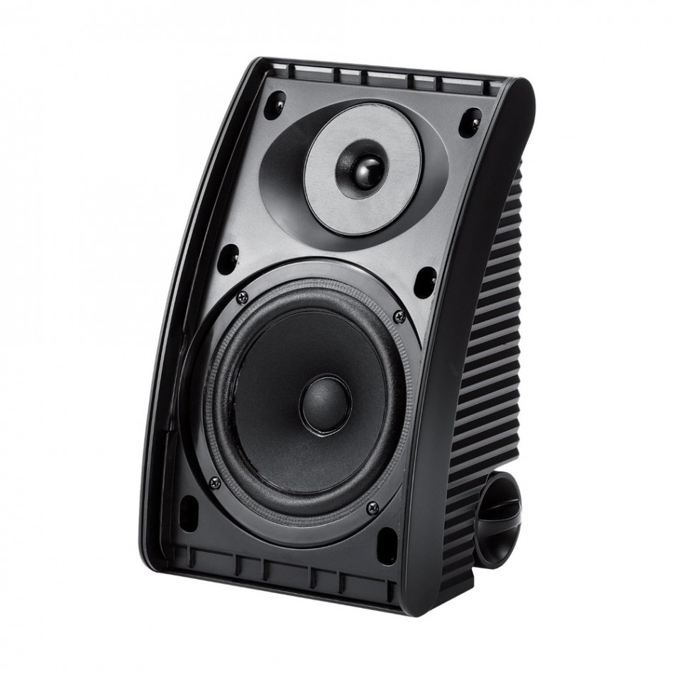 Fosi Audio BT20A Max med SC4B & 2 par Yamaha NS-AW392 Svarta Utomhushögtalare
