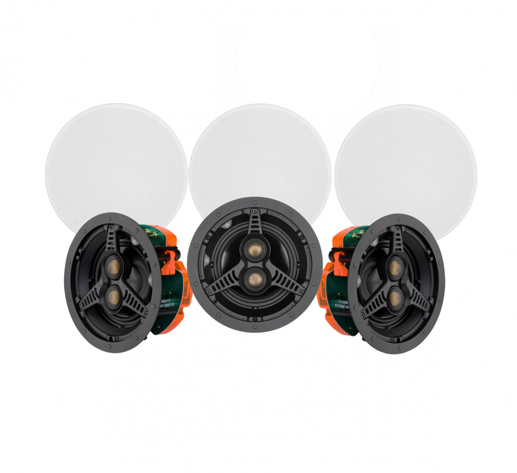 Monitor Audio C-165-T2 inbyggnadshögtalare för tak single-stereo, 6-pack