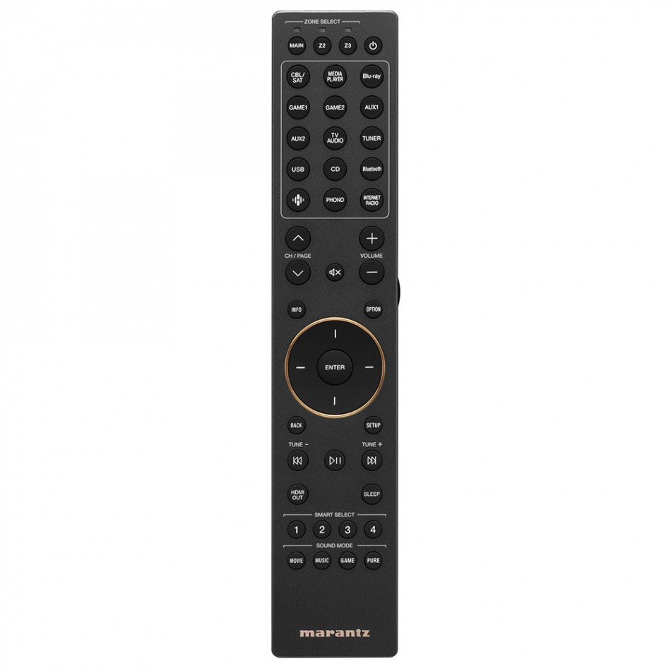 Marantz Cinema 40 Hemmabioförstärkare Silver med Arcsound HAZE G2 partyhögtalare