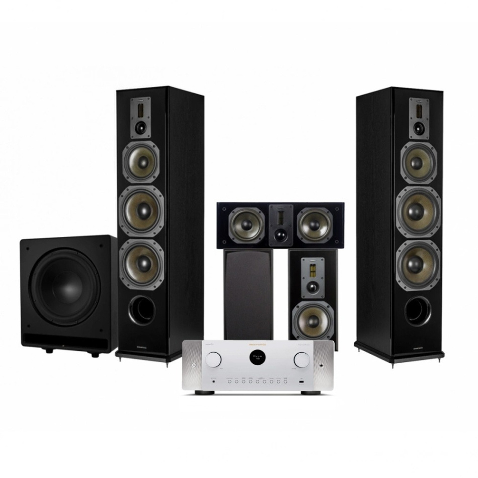 Marantz Cinema 60S & & Dynavoice Definition DF-8 MKII Hemmabiopaket Svart 5.1