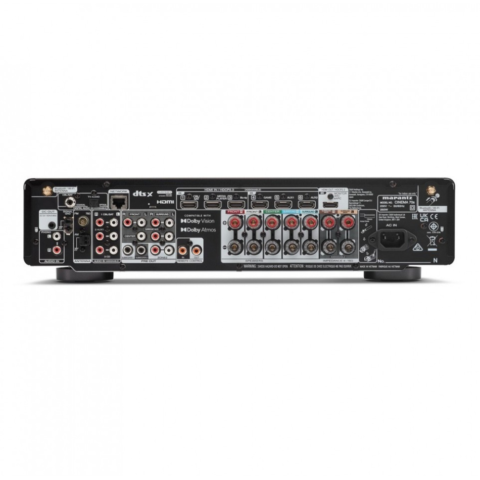 Marantz Cinema 70 Hemmabioförstärkare Svart med Arcsound Nova Bluetooth-högtalare