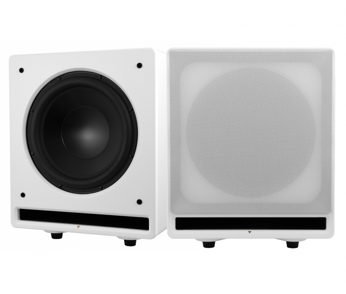 Dynavoice Challenger CSB-V12 aktiv subwoofer, vit 2-PACK
