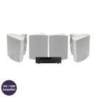 Dayton Audio DA40T med 4st Visaton WB16 Vita, kommersiellt 100V-system Dayton Audio DA40T med 4st Visaton WB16 Vita, kommersiellt 100V-system