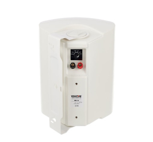 Dayton Audio DA40T med 4st Visaton WB16 Vita, kommersiellt 100V-system 