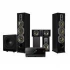 Yamaha RX-A4A & Dynavoice Definition DF-8 MKII Hemmabiopaket Svart 5.1 Yamaha RX-A4A & Dynavoice Definition DF-8 MKII Hemmabiopaket Svart 5.1