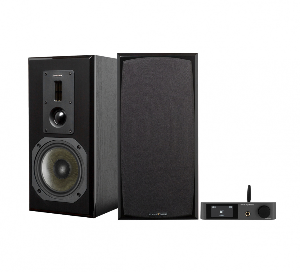 Dynavoice CA802BT & Definition DM-6 MKII Svarta Stereopaket Stativhögtalare