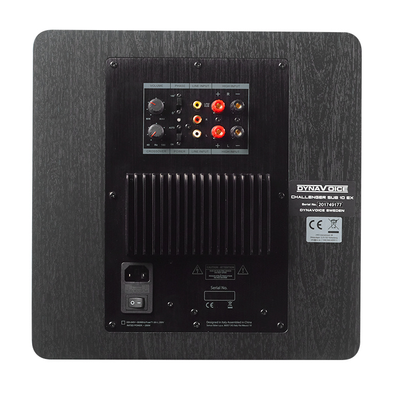 Dynavoice Definition DM-6 & Challenger Sub 10EX Högtalarpaket Stereo 2.1 Svart