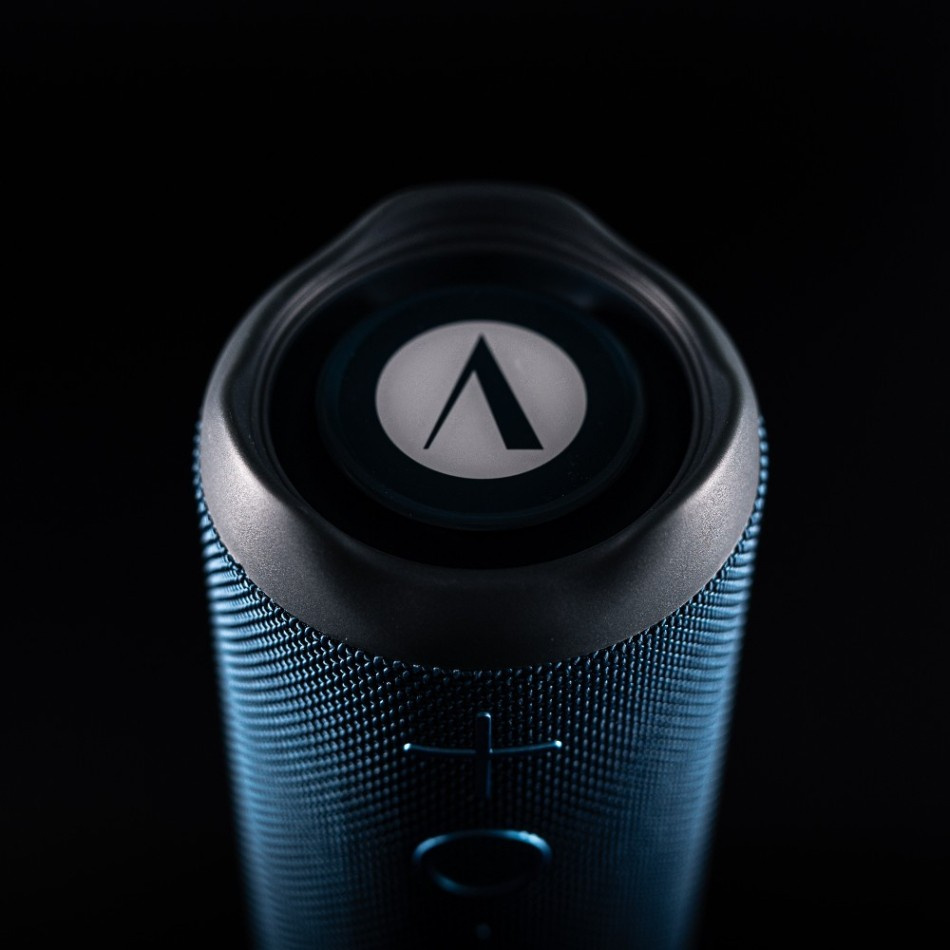 Arcsound EDGE bärbar Bluetooth-högtalare med IPX6-klassning, Sapphire Blue 2-PACK